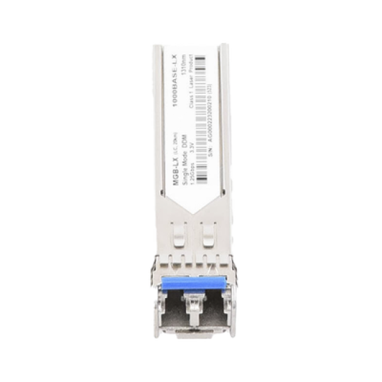 Paquete de 10 Piezas del Modelo (MGB-LX v2) del Transceptor mini-GBIC SFP 1G LC Duplex Para Fibra Monomodo de 20 Km