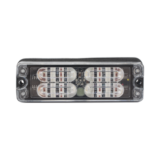 Luz Perimetral, 12 LED Ultra Brillantes, Color Rojo / Azul