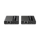Kit Extensor HDMI para distancias de 70 metros / Soporta resoluciones 720 y 1080P @ 60 Hz / Cat 6, 6a y 7 / Cero Latencia / Uso 24/7 / HDR10 / Salida Loop /  Configuración EDID / Soporta control remoto del equipo fuente / Salida de audio de 3.5mm