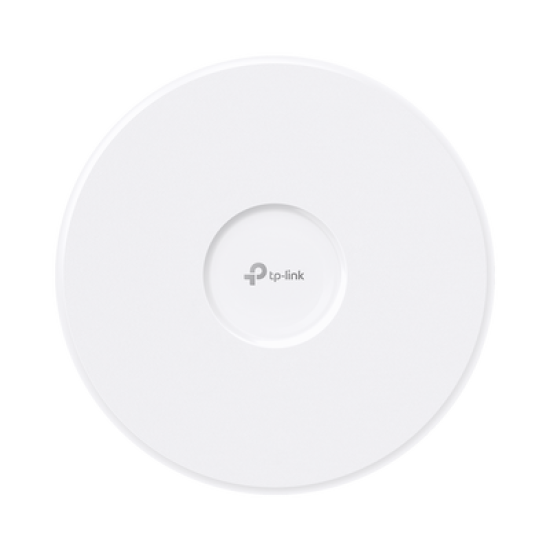 Punto de Acceso Omada / Wi-Fi 7 BE9300 MU-MIMO 2x2 / 1 Puerto 10 Gbps / Mesh Omada / Operaciones Multiencale (MLO) / Configuración por Controlador o Stand-Alone / Para Montaje en Techo/pared / Alimentación PoE+ 
