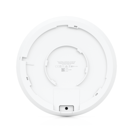 Punto de Acceso UniFi WiFi 6E Enterprise, alta densidad, hasta 600 usuarios, Mu-MIMO 4x4, bandas 2.4/5/6 Ghz, (1) puerto RJ45 2.5G (POE+ no incluido)