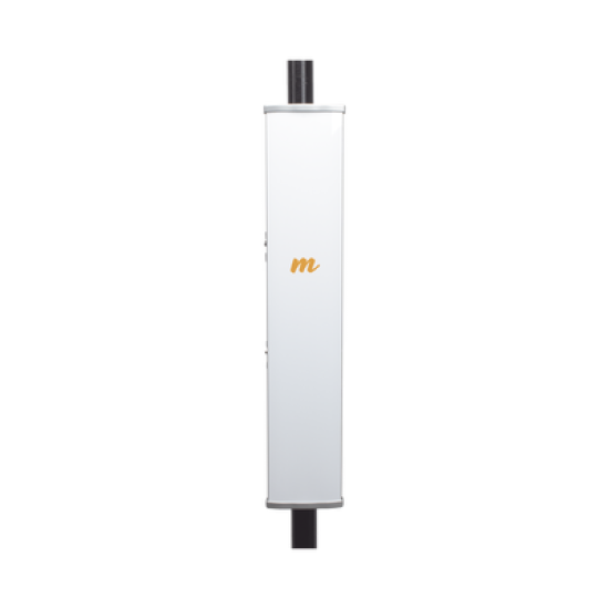 Antena Sectorial MIMO 4X4 de 45 º,  4.9 - 6.4 GHz, IP55, Ganancia de 22 dBi, 4 Conectores N-hembra, Montaje y Jumper tipo N incluido.