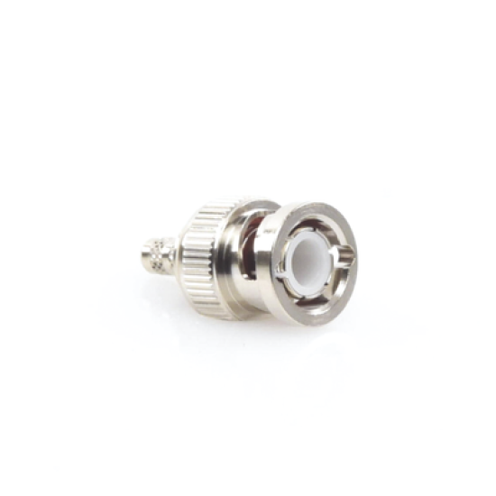 Conector BNC Macho de Anillo Plegable para Cable LMR-195, RG-58/U, RG-142/U, Níquel/ Oro/ Delrin.