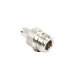 Adaptador en Linea de Conector SMA Macho a N Hembra, Niquel/ Oro/ Teflón.