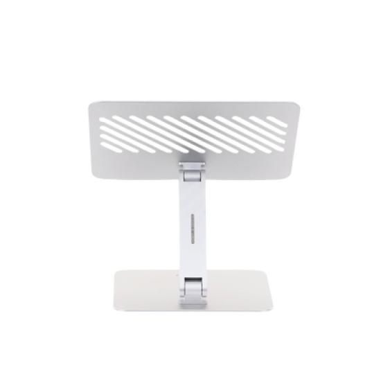 Soporte de Aluminio para Laptop | Ajustable 180° | Soporta Laptops de 10 a 17.3''| Capacidad de Carga 5Kg | Excelente Estabilidad | Diseño Para Alta Disipación de Calor | Altura y Angulo Ajustable | Plegable y Portátil.
