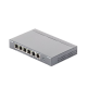 Switch PoE no Administrable de escritorio / 6 puertos 10/100 Mbps / 4 puertos PoE af/at / Presupuesto 67 W / Modo Extensor hasta 250 m / Calidad video prioritaria