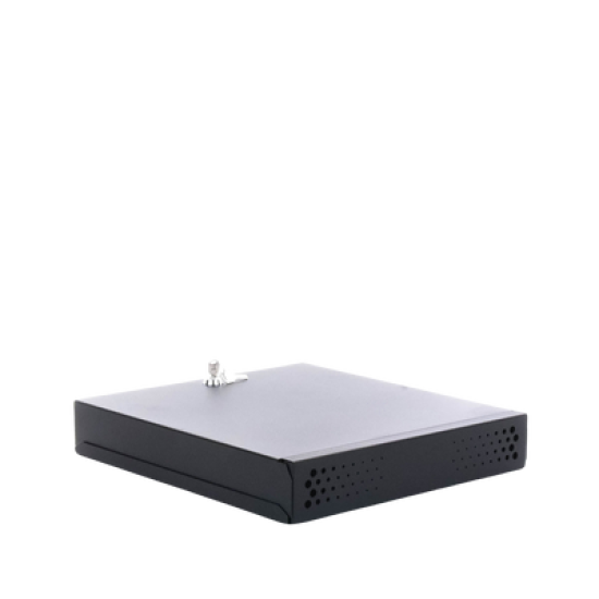 Gabinete Metálico de Seguridad para DVR/NVR, Ancho 396 mm x 78 mm de Alto x 