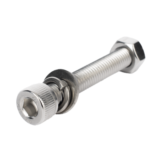 Tornillo acero inoxidable  M8*55 para montajes de módulos foto voltaicos