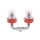 Lámpara de Obstrucción Roja Certificada/ Luz Fija Tipo L-810 Doble LED/ 120 - 240 Vca/ Luz Infraroja