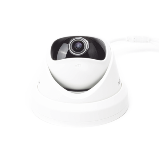 Turret IP 4 Megapixel / Serie PRO + / Panorámica 180° / 10 mts IR / Lente 1.68 mm / WDR / PoE / Uso en Interior 