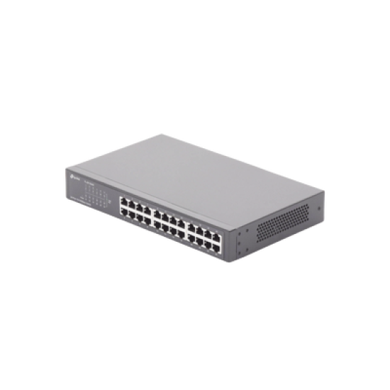 Switch no administrable de 24 puertos 10/100 Mbps para escritorio/rack