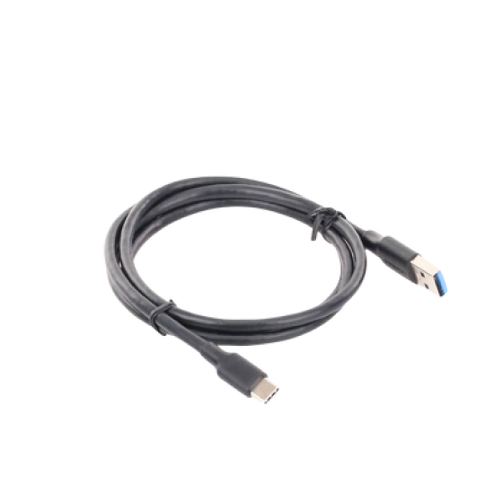 Cable USB-A a USB-C | 1 Metro | Carga y Sincronización de Datos | Carga Rápida 60W | Datos 5 Gbps | QC 3.0/2.0 | FPC | AFC | Protección Integrada | Duradero y Flexible| Caja ABS | Cubierta de TPE | Color Negro.