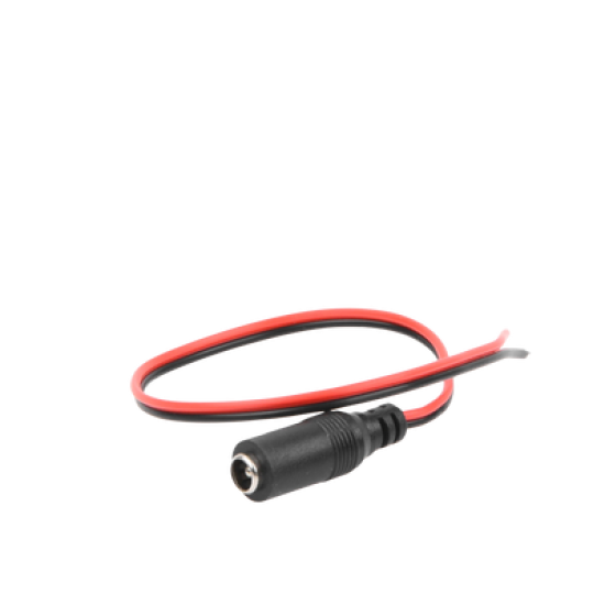 Cable con conector hembra, alimentación para Vcc con puntas libres.