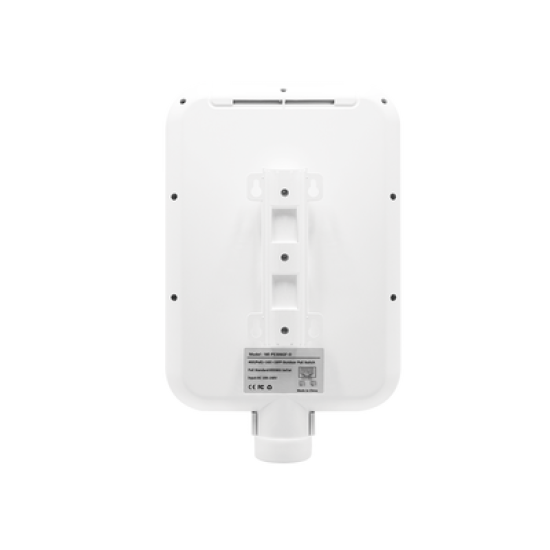 Switch CCTV PoE para exterior / No administrable / Con 8 puertos Gigabit PoE af/at + 2 x Gigabit SFP /  Presupuesto 120W / Ideal para Aplicaciones de Videovigilancia