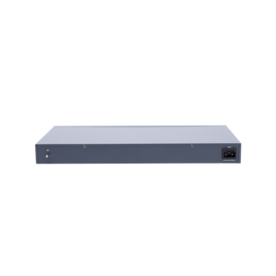 Switch Monitoreable PoE+ / 24 Puertos 100 Mbps PoE+ / 2 Puertos 1000 Mbps + 2 Puertos SFP de Uplink / PoE hasta 250 Metros / Conexión Remota desde Hik-PartnerPro / 370 Watts