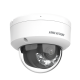 [Dual Light] Domo IP 6 Megapixel / Lente 2.8 mm / 30 mts IR + 30 mts Luz Blanca / Micrófono Integrado / Antivandálico IK08 / ACUSENSE Lite / Exterior IP67 / H.265 / PoE / ONVIF / Micro SD
