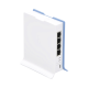 (hAP lite TC) 4 Puertos Fast Ethernet, Wi-Fi 2.4 GHz 802.11 b/g/n y base tipo Torre