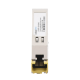 Transceptor Óptico SFP a RJ45 / Auto negociación 10/100/1000 Mbps / Conector RJ45 / 1000BASE-T / Distancia de hasta 100 m.