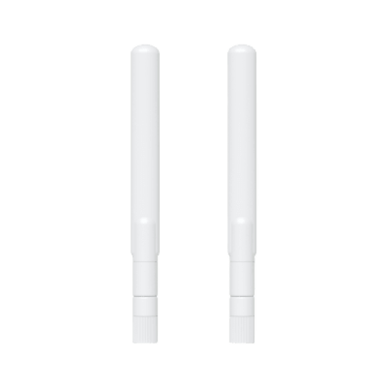 Antenas omnidireccionales y Stand para AP UK-ULTRA (no incluido), incluye 2 antenas dual-band de 3 dBi en 2.4 Ghz y 4 dBi en 5 Ghz