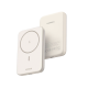 Power Bank MagSafe de 10000mAh | 20W | Carga Inalámbrica y por Cable USB-C | Sistema de Protección Inteligente | Tecnología de Carga Rápida | Ultra Delgado | Ultra ligero | Compatible con iPhone 15/14/13/12 | Color Beige.