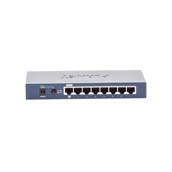 Switch Administrable de Escritorio 8 puertos Giga + 2 puertos SFP