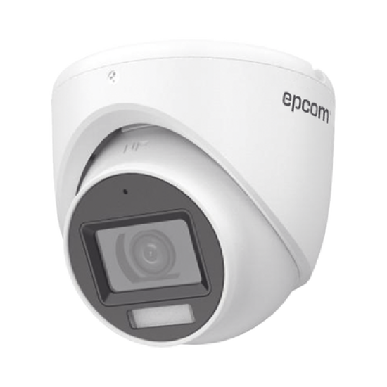 [Dual Light + ColorVu] Turret TURBOHD 2 Megapixel (1080p) / Lente 2.8 mm / 30 mts IR + 20 mts Luz Blanca / Gran Angular 101° / Exterior IP67 / Micrófono Integrado /  4 Tecnologías /  Metal 