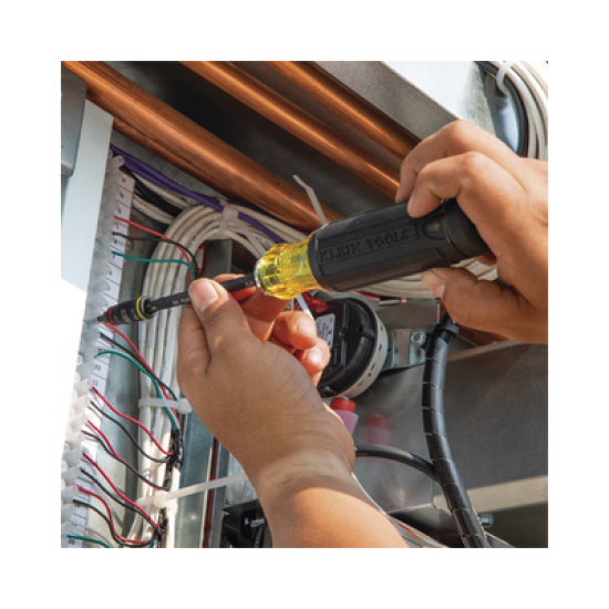 Desarmador 14 en 1 para HVAC de Longitud Ajustable, con Dado Girado