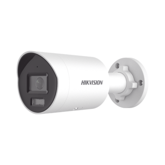 Bala IP 2 Megapixel / Lente 2.8 mm / 40 mts IR EXIR / Exterior IP67 / WDR 120 dB / PoE / Micrófono Integrado / ACUSENSE (Evita Falsas Alarmas) / Micro SD / ONVIF