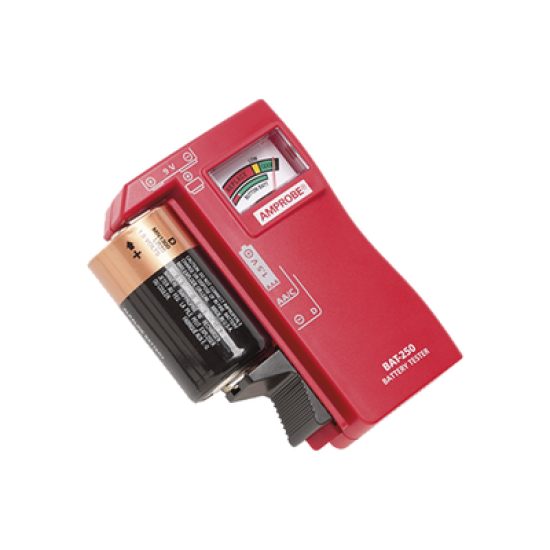Probador de Baterías 9 Vcc / 1.5 Vcc [AA-AAA-C-D]