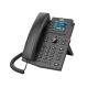 Teléfono IP empresarial para 4 líneas SIP con pantalla LCD de 2.4 pulgadas a color, Opus y conferencia de 3 vías, PoE.
