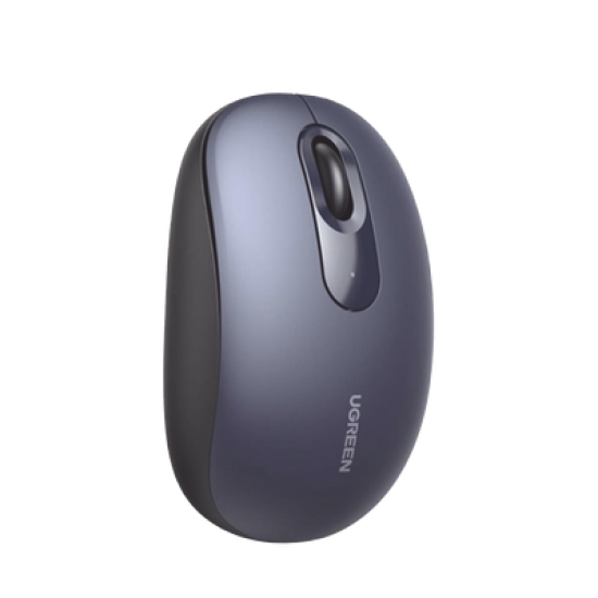 Mouse Inalámbrico 2.4G 800/1200/1600/2400 DPI / Función de 3 botones / Alcance 10m / Silencioso / Ergonómico / Anti-caída y Anti-interferencias / Color Midnight Blue / Batería Alcalina AA (incluida).