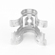 Sujetador de presión para cable coaxial de 1/2