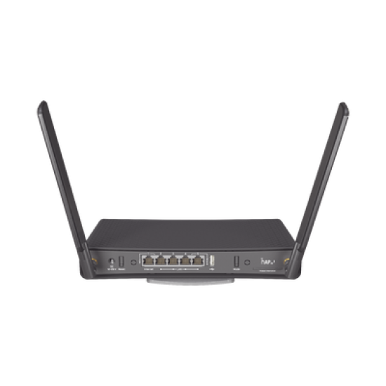 (hAP ac3)  Router inalámbrico de doble banda con 5 puertos Gigabit Ethernet y antenas externas de alta ganancia