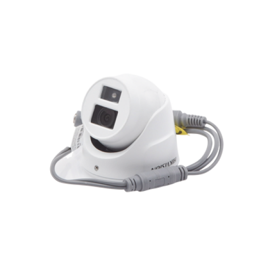 Ultra Mini Turret TURBO 2 Megapixel (1080p) / Gran Angular / Lente 2.8 mm / 20 mts IR EXIR / Exterior IP67 / 4 Tecnologías (TVI / AHD / CVBS) / dWDR / Color Blanco