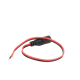 Cable con conector hembra, alimentación para Vcc con puntas libres.