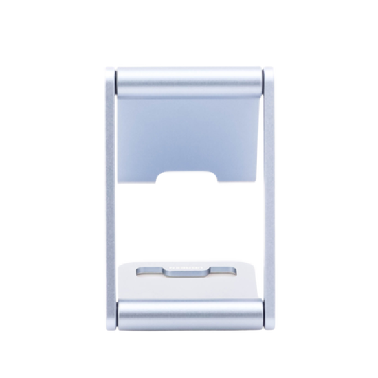 Soporte para Teléfono Celular de Aluminio / Angulo Ajustable / Amplia Compatibilidad con dispositivos de 4.7'' a 7.9'' / Antideslizante / Antiarañazos / Plegable / Color Azul
