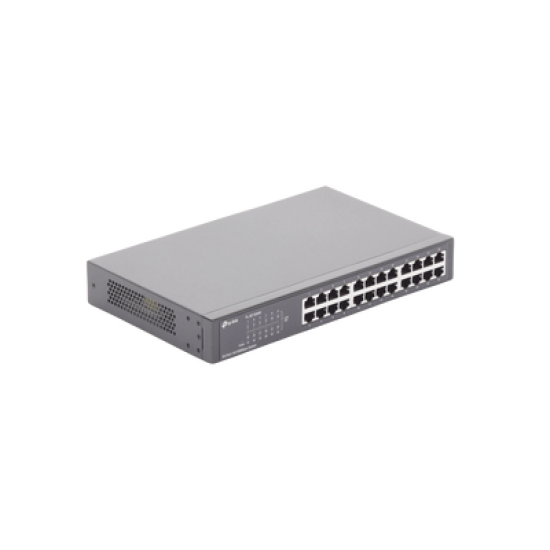 Switch no administrable de 24 puertos 10/100 Mbps para escritorio/rack