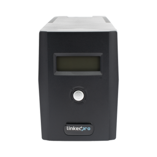 UPS 800VA/480 W Pantalla LCD / Línea Interactiva 120Vca / 6 tomas 5-15R (4 Respaldadas) / Regulación de Voltaje / Protección RJ45