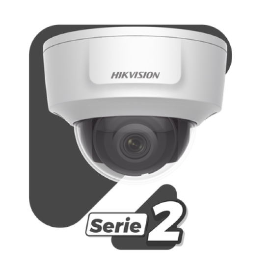 Domo IP 2 Megapixel / Lente 2.8 mm / Salida HDMI (1080p) para Usar en Monitor / Uso en Centros Comerciales / 30 Mts IR EXIR / IP42 / IK10 / WDR 120 dB / PoE / Micro SD