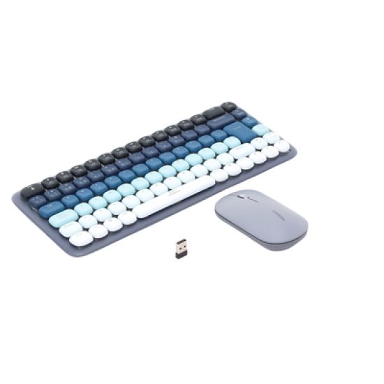 PAQUETE DE TECLADO Y MOUSE INALÁMBRICO UGREEN AZUL