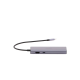 HUB USB-C (Docking Revodok) 6 en 1 | 3 Puertos USB-A 3.0 (5 Gbps) | USB-C PD 100W | HDMI 4K@30Hz | Entrada 1 RJ45 (Gigabit Ethernet) | Chip de Última Generación | Potente Disipación de Calor |  Caja de Aluminio.