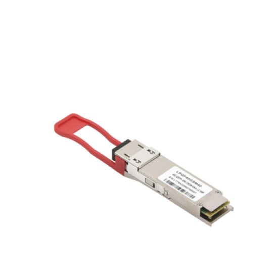 Transceptor Óptico QSFP+ (Mini-Gbic) / Monomodo 1310 nm / 40 Gbps / 40GBASE-ER4 /Conectores LC/UPC Dúplex / DDM / Hasta 40 km