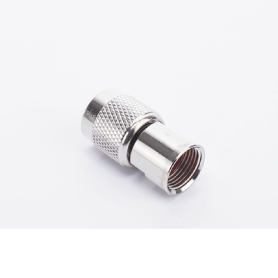 Conector TNC Macho de Rosca para Cables RG-8/X, LMR-240, Níquel/ Oro/ Teflón.