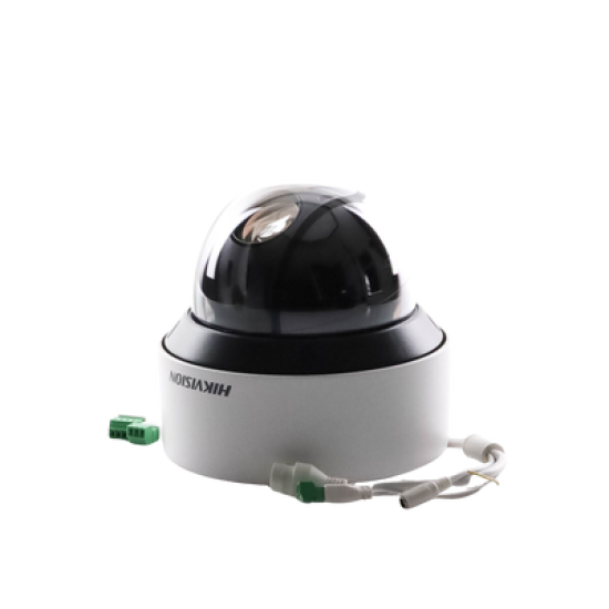 Mini Domo IP PTZ 2 Megapixel / 25X Zoom / 50 mts Luz Infrarroja Inteligente (Visión Nocturna) / Autoseguimiento / WDR 120 dB / PoE+ / IP66 / Ultra Baja Iluminación / MicroSD