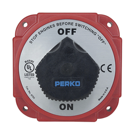 Switch Selector de Batería y Alternador On / Off de Servicio pesado,  para Sistemas Eléctricos Marinos