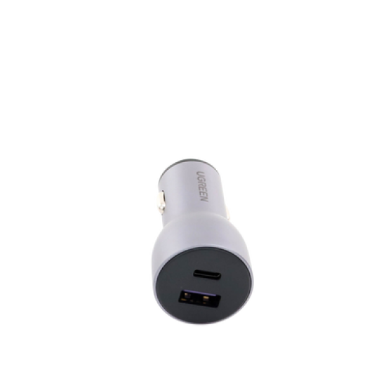 Cargador de Auto 42.5W | Puerto USB-A y USB-C | Carga Rápida | Compatible con Vehículos de 12 y 24 VCD | PD3.0 + QC3.0 | Chip Inteligente | Diseño Compacto  Mayor Eficiencia Energética | Caja de Aluminio.