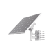 Kit Solar de alimentación / Panel Solar / Batería de Respaldo de Litio 360 Wh / 2 Salidas de 12 Vcd / Accesorios de Instalación / Uso en Exterior IP66 
