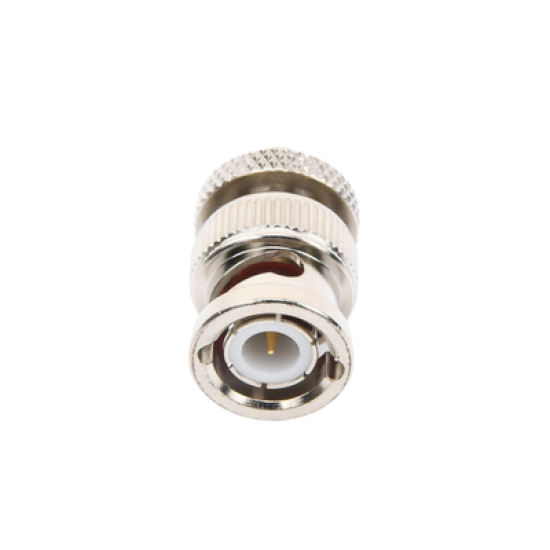 Adaptador en Línea de Conector SMA Hembra a BNC Macho, Níquel/ Oro/ Teflón.