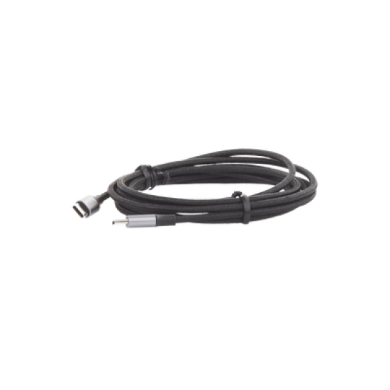Cable USB-C a USB-C | 2 Metros | Transferencia de datos de 480 Mbps | Carga Rápida de hasta 60W | QC 4.0/3.0/2.0 | PD3.0 | FPC | AFC | Protección Integrada | Caja de Aluminio | Nylon Trenzado | Color Negro.