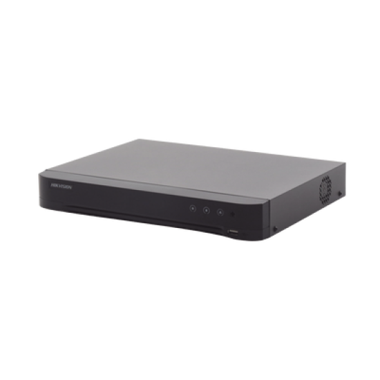DVR 8 Canales TurboHD + 8 Canales IP / 8 Megapixel (4K) / Acusense (Evita Falsas Alarmas) / Audio por Coaxitron / 1 Bahía de Disco Duro / 8 Entradas de Alarma / 4 Salidad de Alarma / H.265+ 